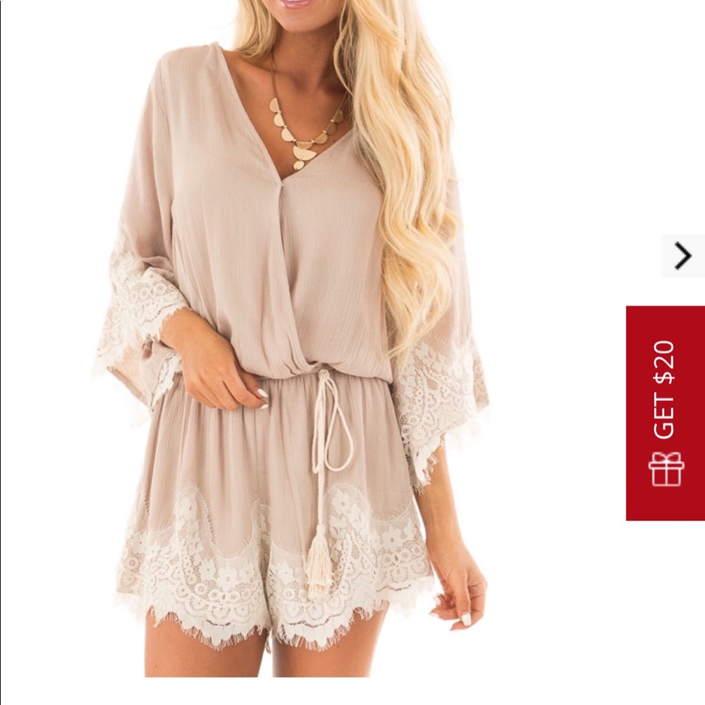 Lace romper